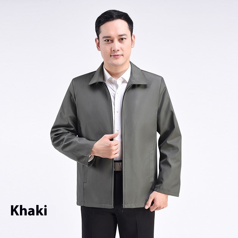 Lapel Business Middle-aged And Elderly Men's Jacket
