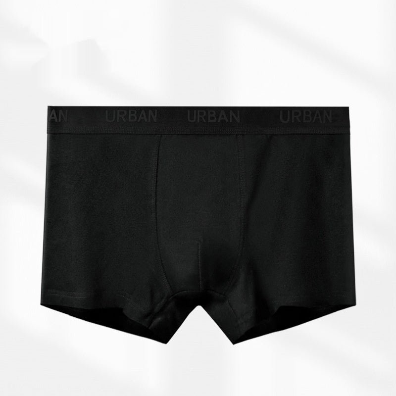 Summer Breathable Plus Size Boys Pure Cotton Boxer Briefs Head