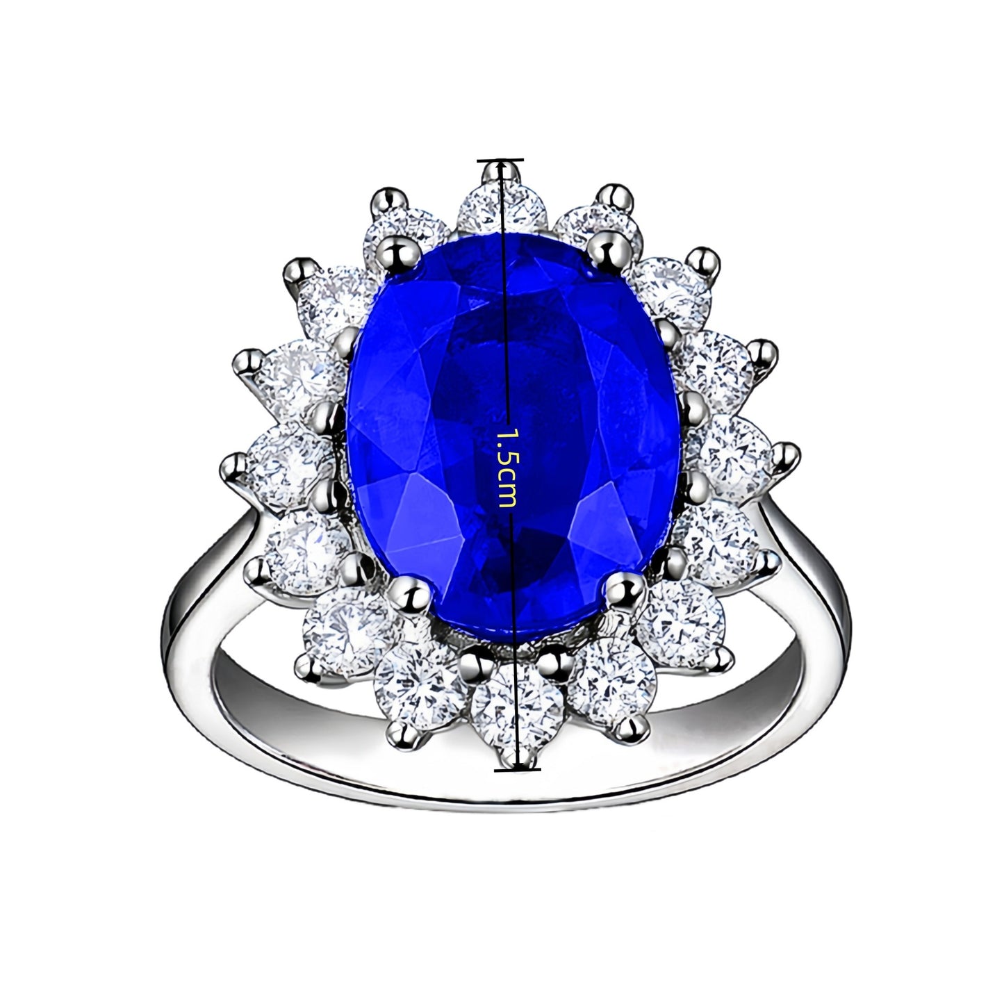 Adjustable Opening Tanzanite Sapphire Ring
