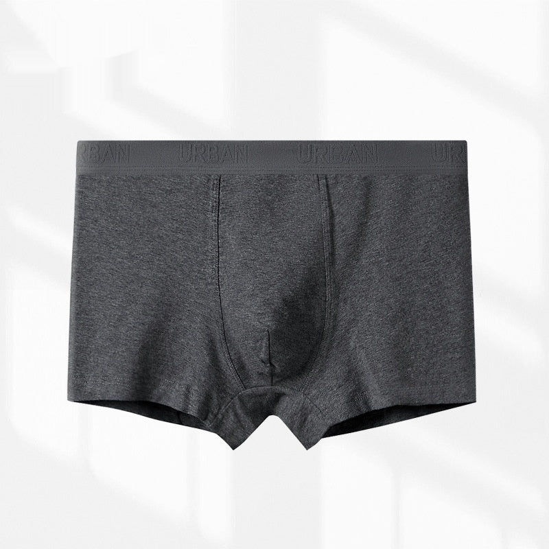 Summer Breathable Plus Size Boys Pure Cotton Boxer Briefs Head