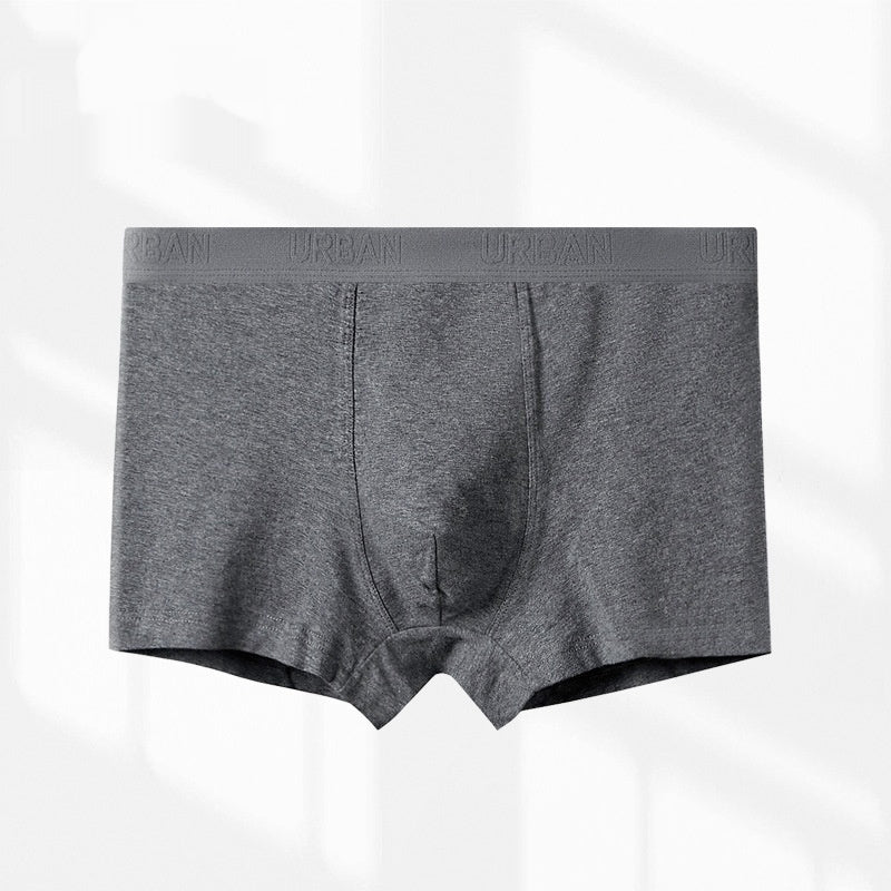 Summer Breathable Plus Size Boys Pure Cotton Boxer Briefs Head