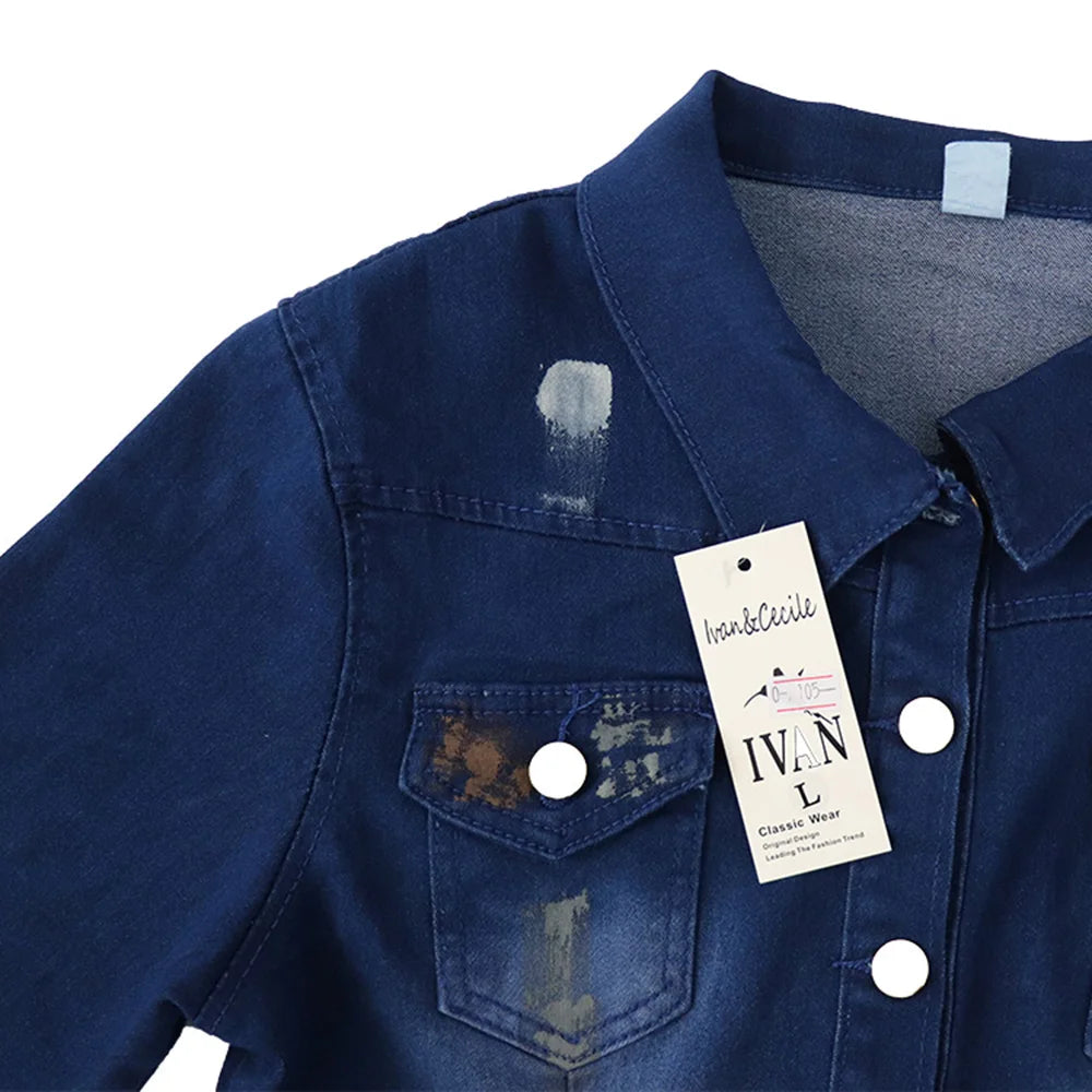 African Mom Jeans Set Stretch Fabric Flared Jeans Jeans with Print Women'S Ripped Jeans Ripped Jeans