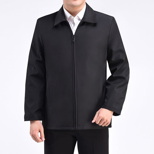 Lapel Business Middle-aged And Elderly Men's Jacket