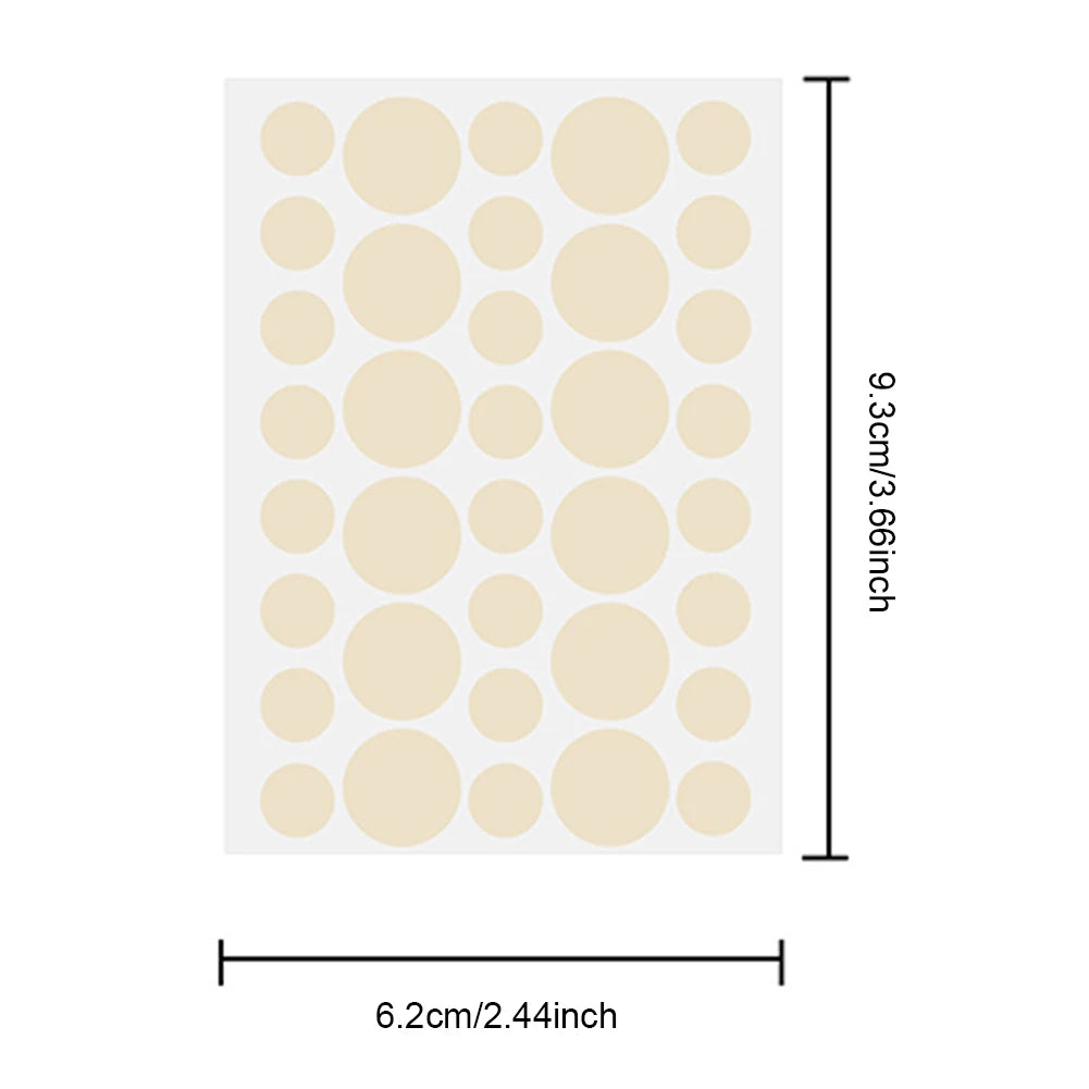 144Pcs Pimple Patch Invisible Face Spot Scar Care Treat-Ment Stickers Face Skin Care Moisturizing Beauty Health Acne Mask Beauty